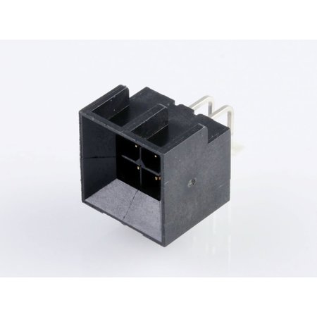 MOLEX Rectangular Power Connector, 4 Contact(S), Male, Solder Terminal, Receptacle 444280402